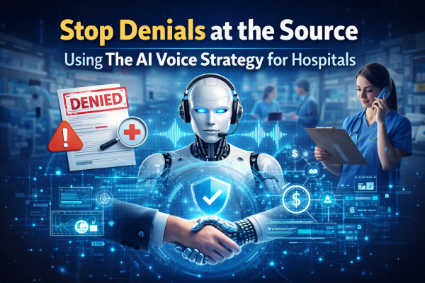 Stop Denials at the Source Using The AI Voice Strategy for Hospitals