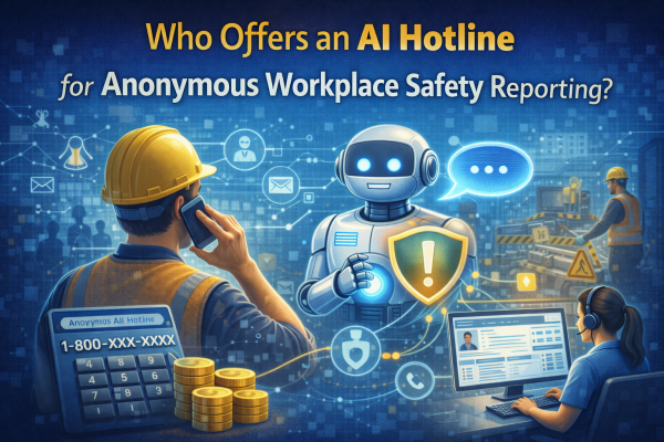 Who Offers an AI Hotline for Anonymous Workplace Safety Reporting?