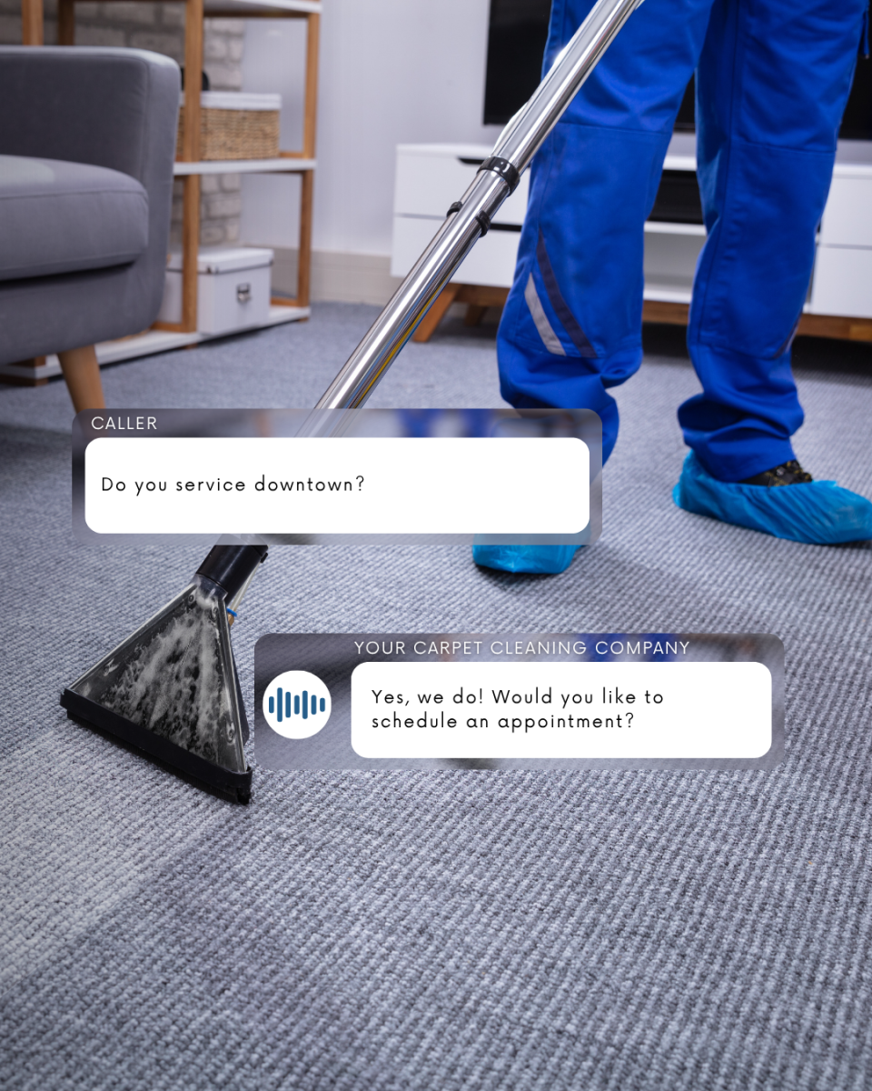 Carpet cleaning answering service