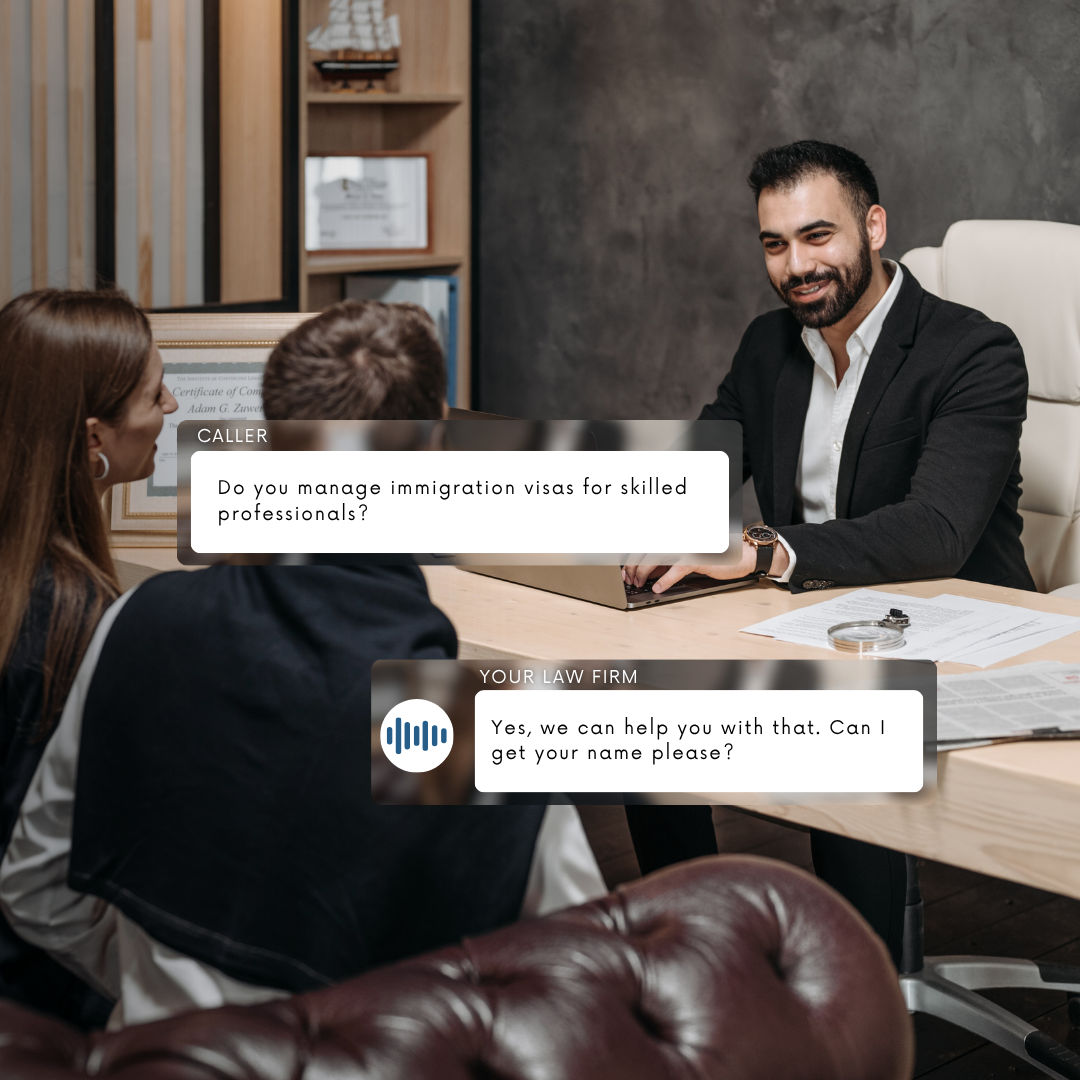 Law firms Help prospects become your next clients.