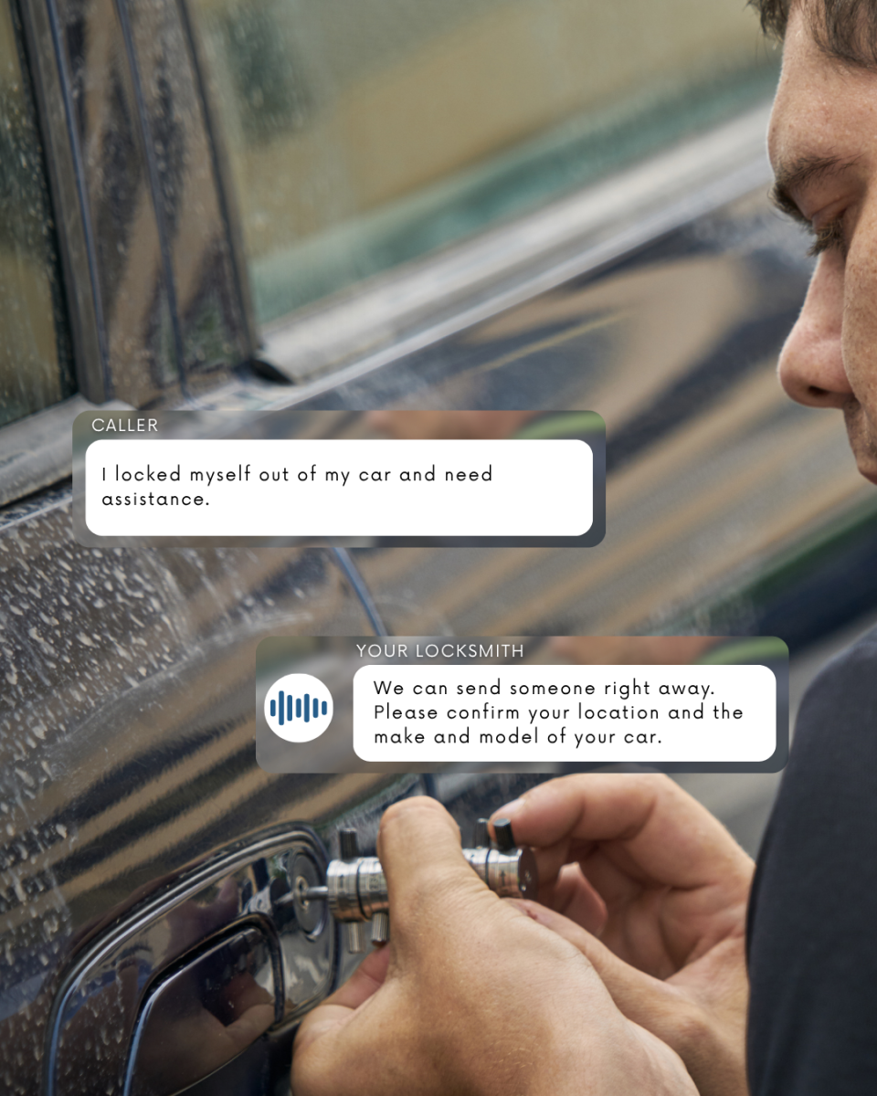 Locksmith call center service