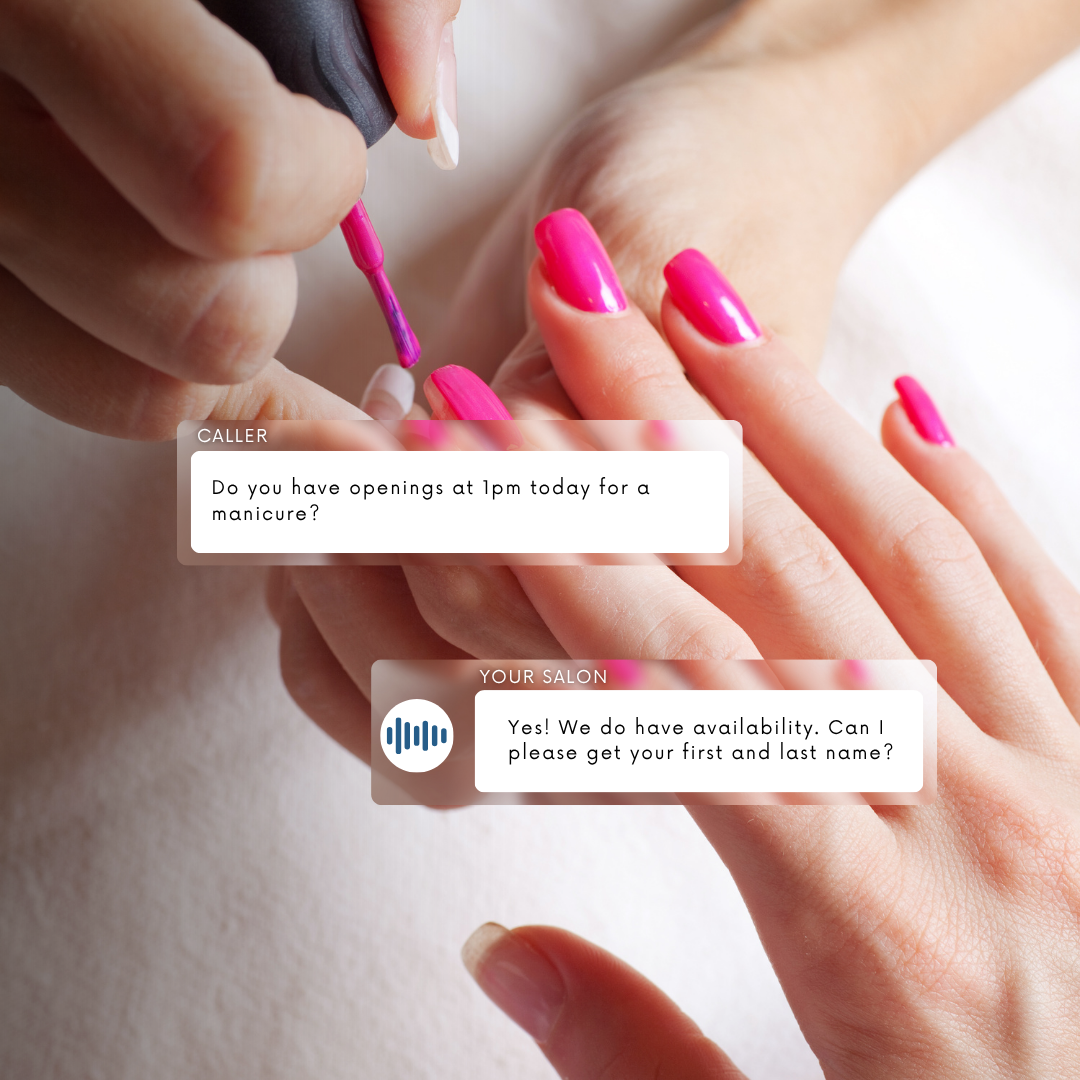 Salons Seamless appointment scheduling