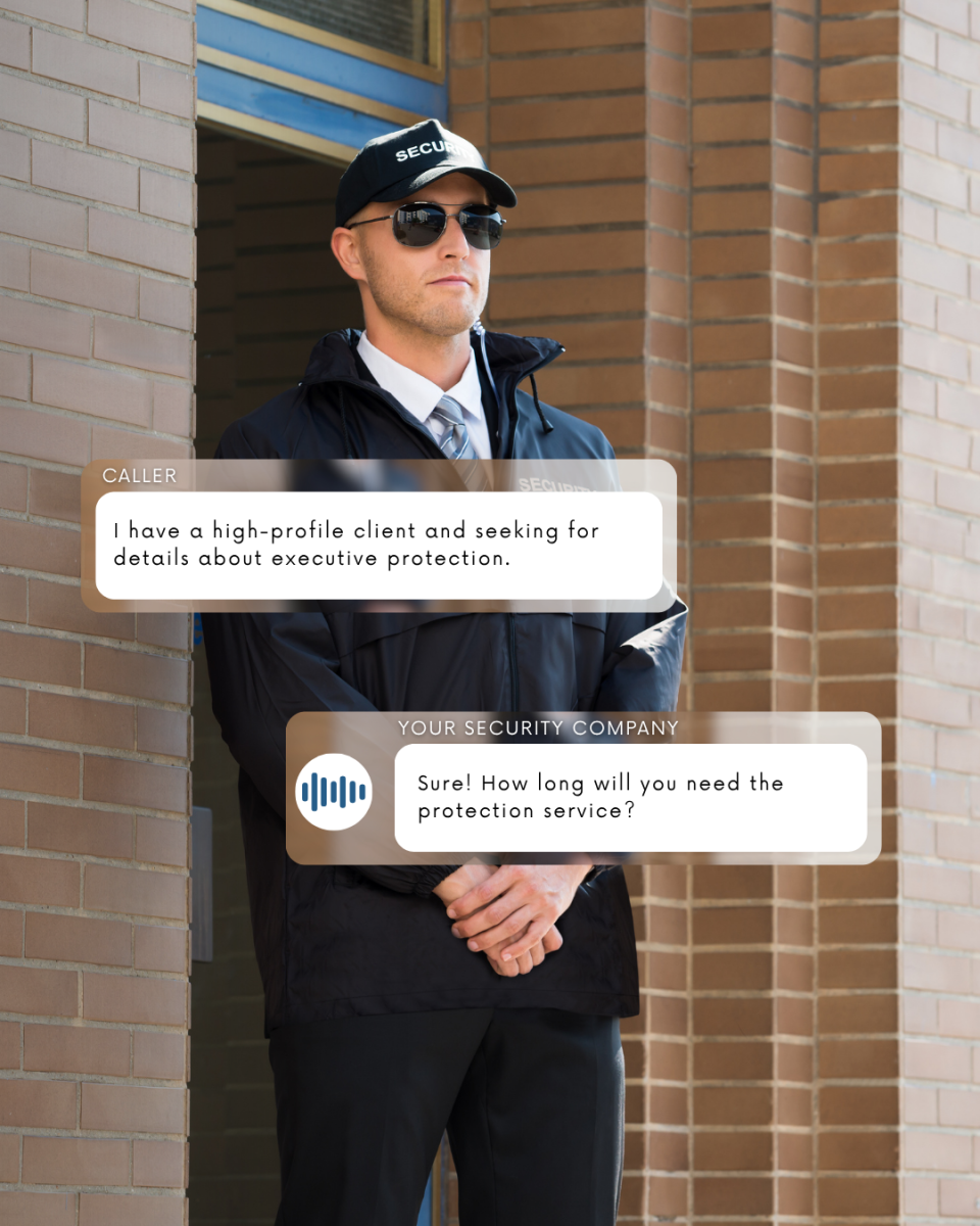 Answering services for security agencies
