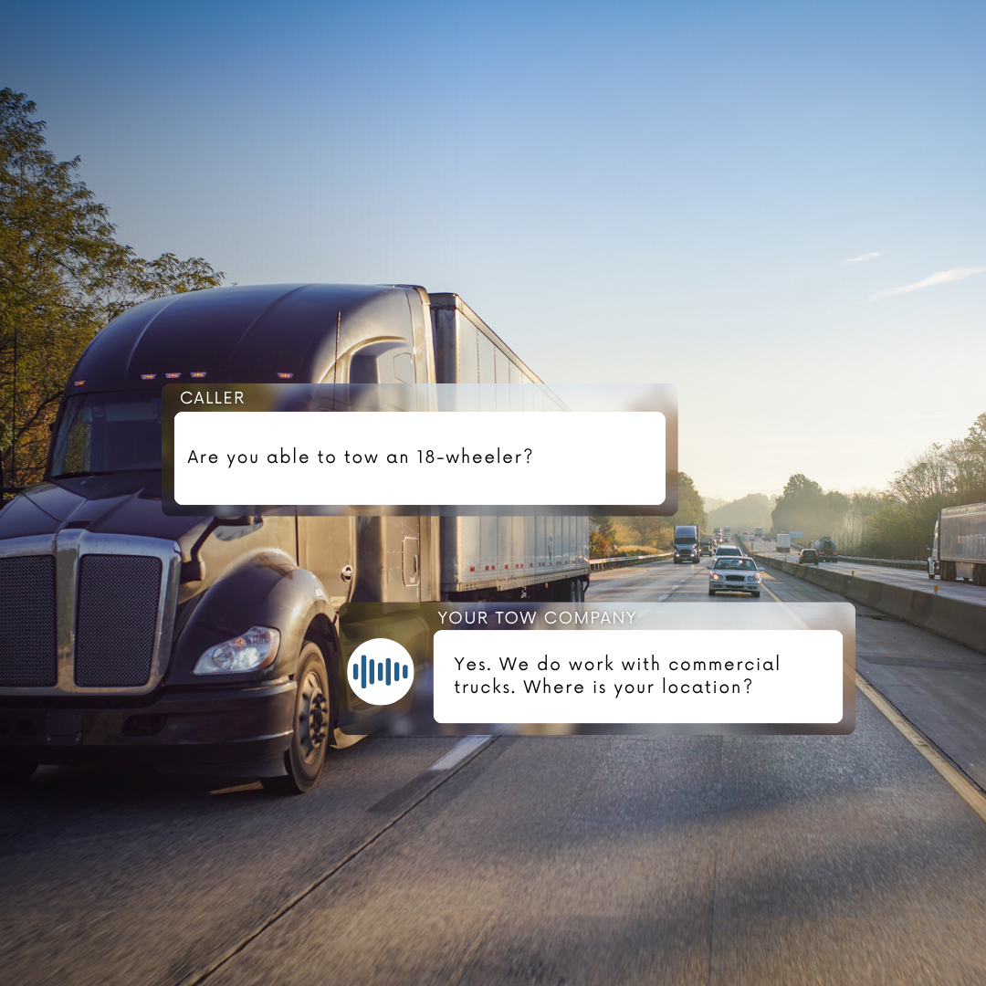 Towing Improved customer service