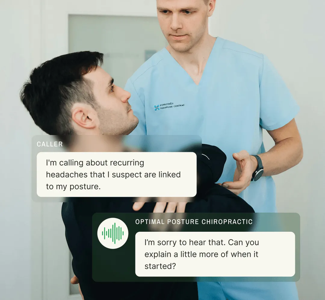 Chiropractic Affordable receptionist support tailored to your business.